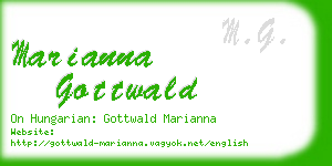 marianna gottwald business card